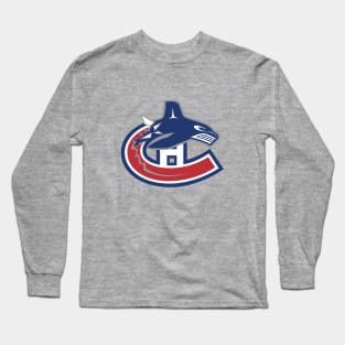 Habs - Canucks Logo Mashup Long Sleeve T-Shirt